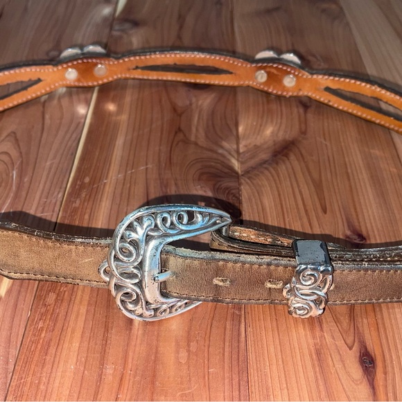 Vintage Nocona Belt with‎ Silver main image 4